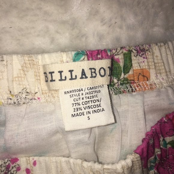 Billabong Floral Flowy Mini Skirt - Picture 2 of 3